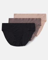 SPANXsmoothâ„¢ Fit-To-You Modal Bikini 3-Pack Box | Champagne Beige/Smoke/Very Black